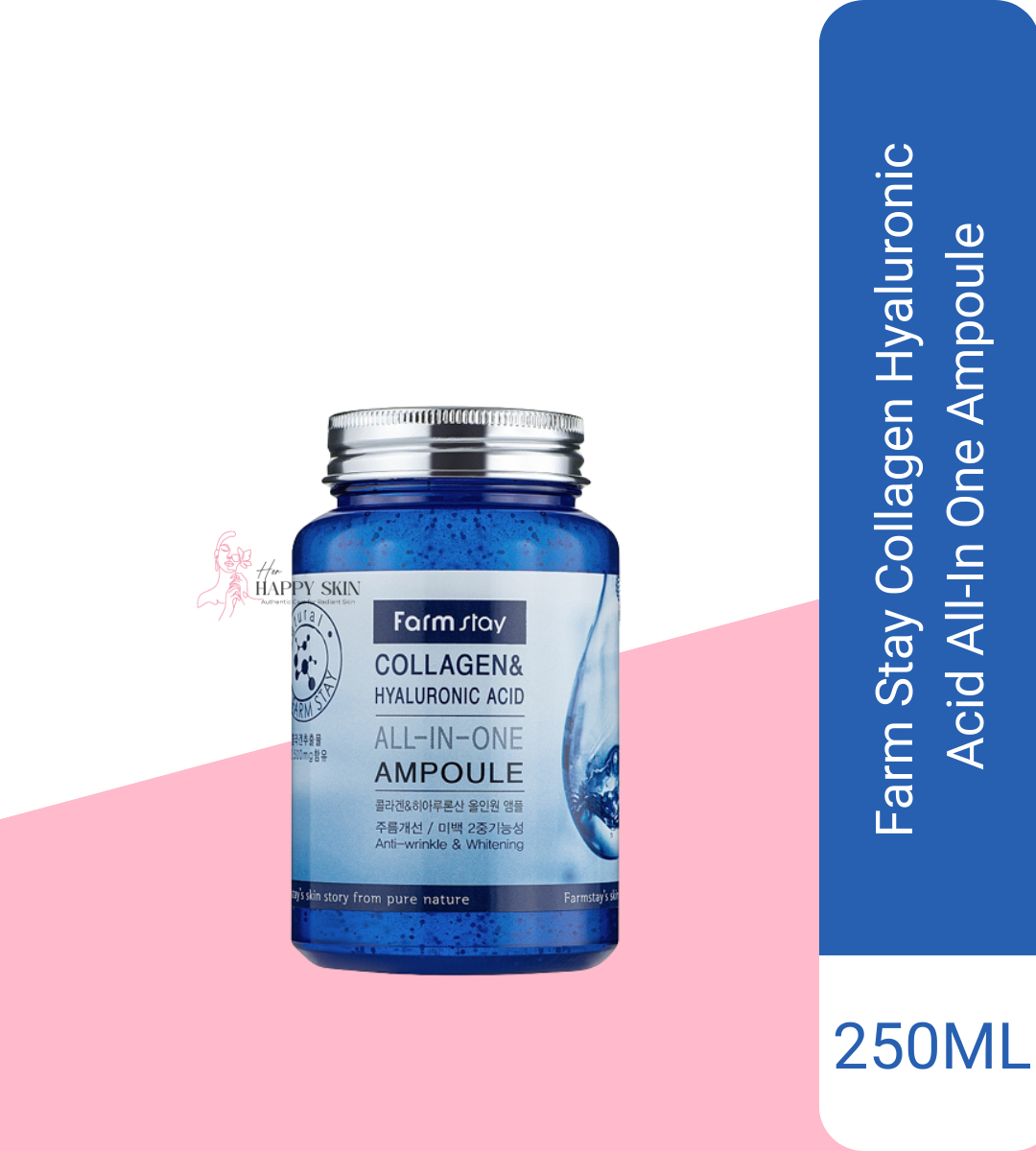 Farmstay - collagen & hyaluronic acid all-in one ampoule - 250ml
